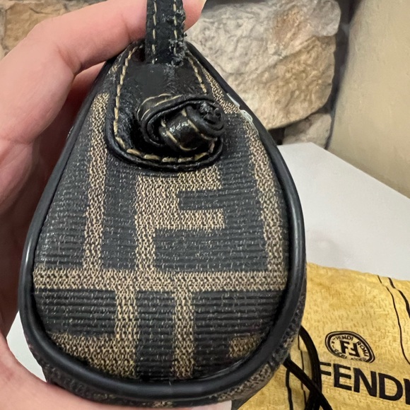 Vintage Fendi Zucca Mini Crossbody Clutch Bag - Picture 13 of 16